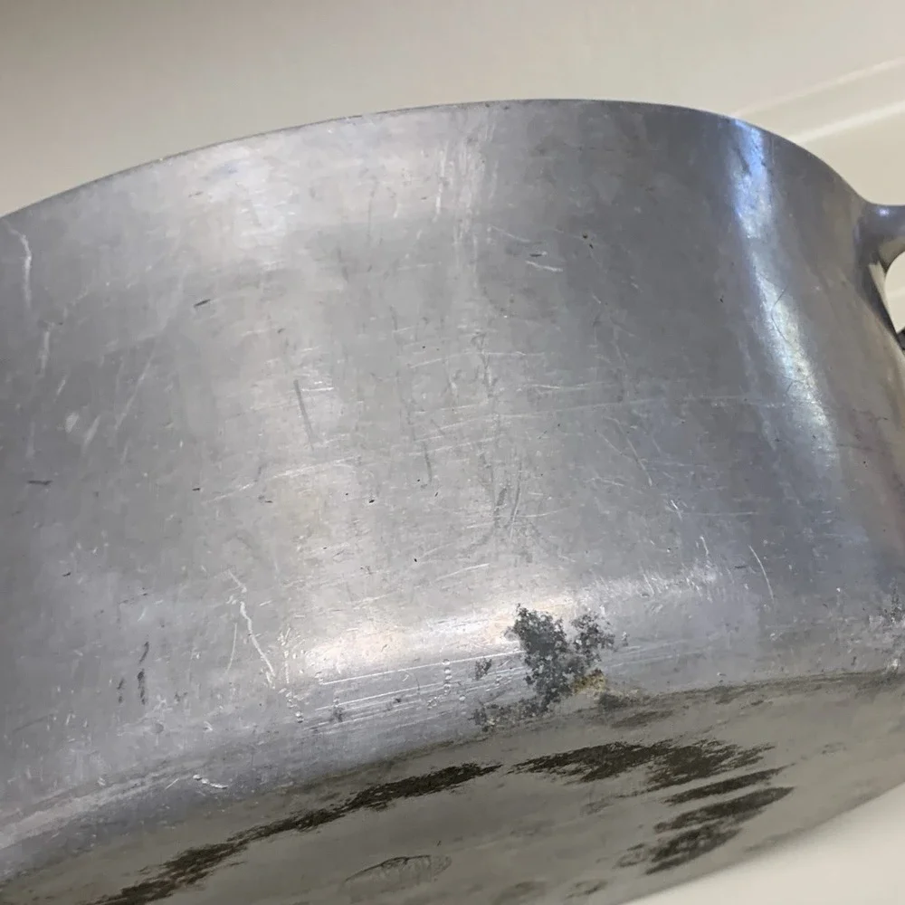 VINTAGE Oval CLUB ALUMINUM WARE Roaster Dutch Oven Pan w/ Lid, 13